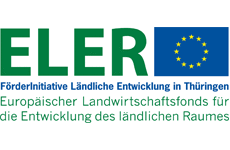 Logo des EU-Förderprogramms ELER – Europäischer Landwirtschaftsfonds für die Entwicklung des ländlichen Raumes.